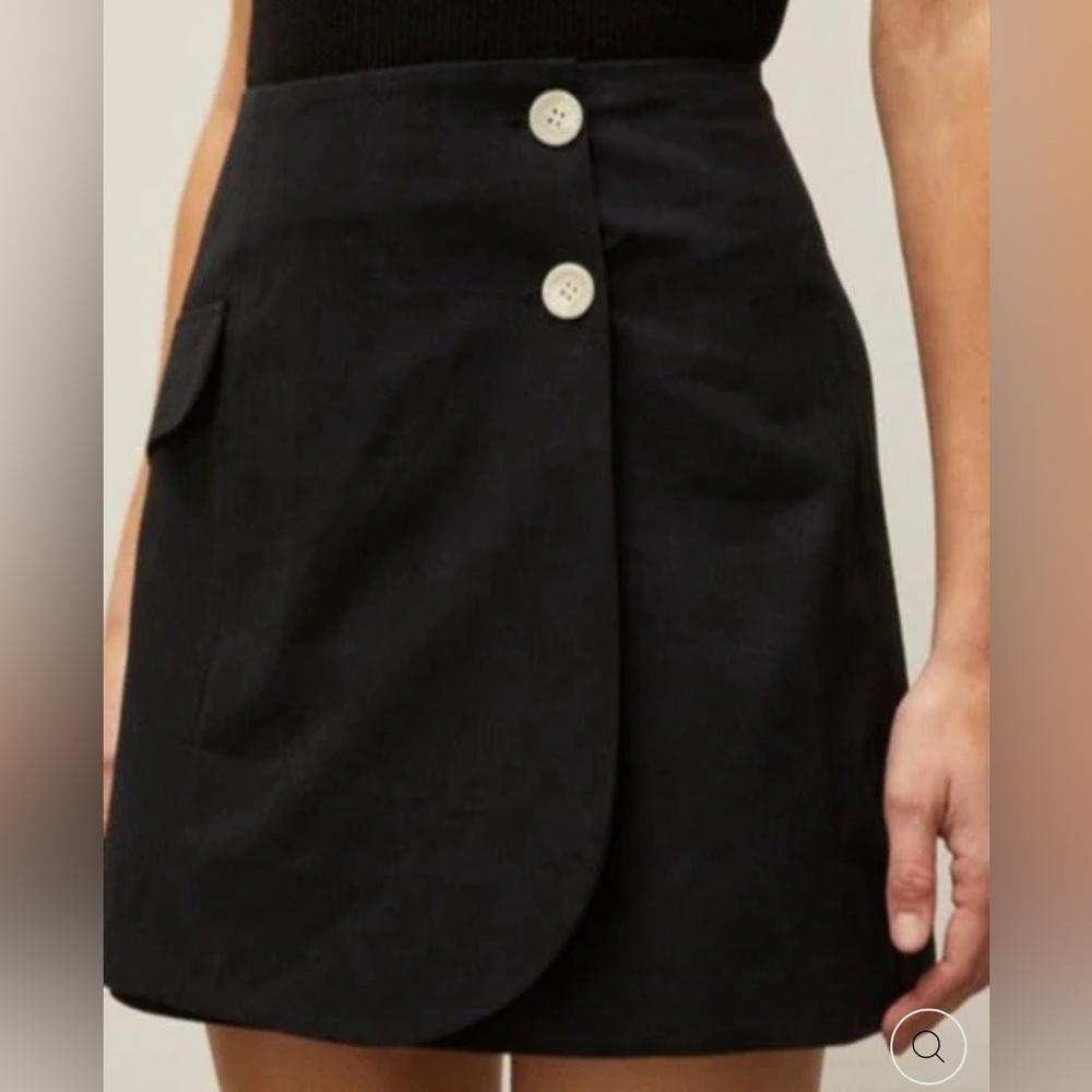 NWT Crescent Mini Wrap Skirt